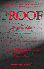 hampton theatre company's production of proof