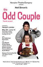 hampton theatre company's production of the odd couple