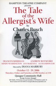 hampton theatre company's production of the tale of the allergists wife