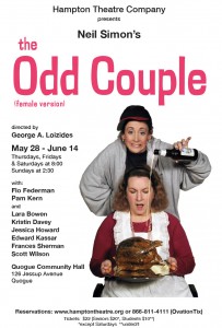 hampton theatre company's production of the odd couple